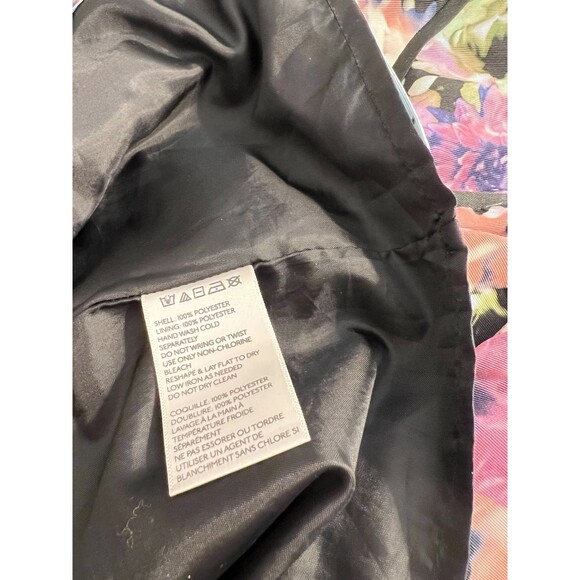 Urban Outfitters Kimchi Blue Floral Structured Strapless Dress Size Medium - Picture 3 of 6